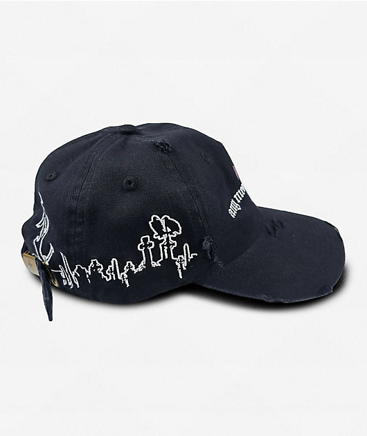 Any Means Necessary Forsaken Black Snapback Hat