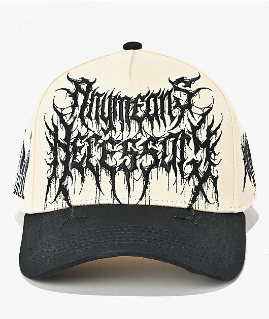 Any Means Necessary Roaming Cream & Black Snapback Hat