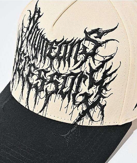 Any Means Necessary Roaming Cream & Black Snapback Hat
