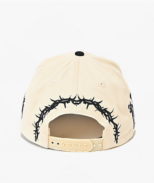Any Means Necessary Roaming Cream & Black Snapback Hat