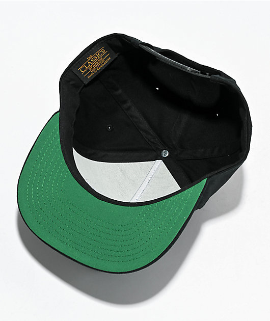 Any Means Necessary Scratchy Black Snapback Hat
