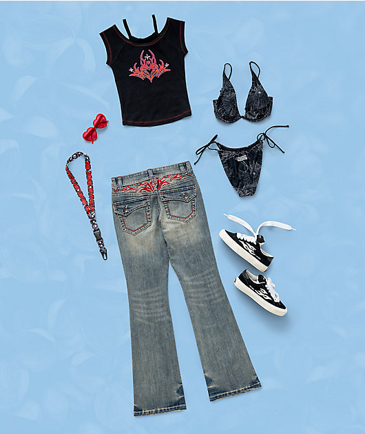 Any Means Necessary Skulls Lanyard Zumiez