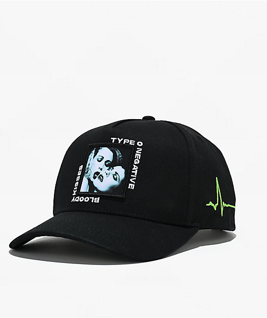Any Means Necessary x Type O Negative Bloody Kisses Black Snapback Hat