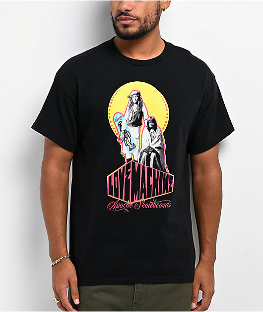 Apache Love Machine Black T-Shirt | Zumiez