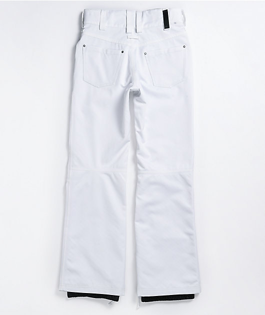 Aperture Crystaline White 10K Snowboard Pants