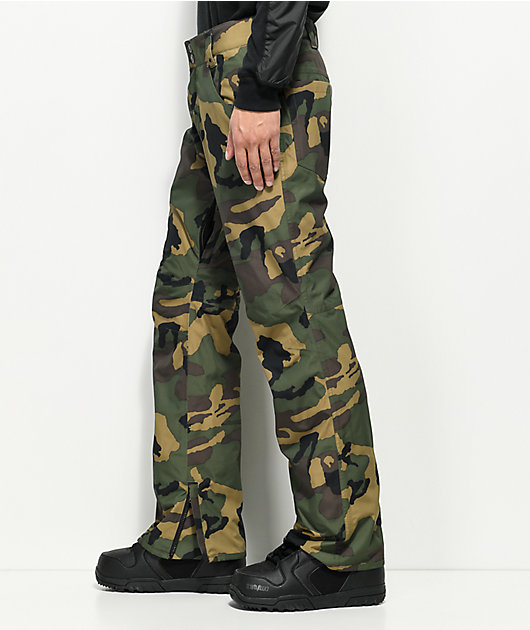 Aperture Green Line Camo 10K Snowboard Pants
