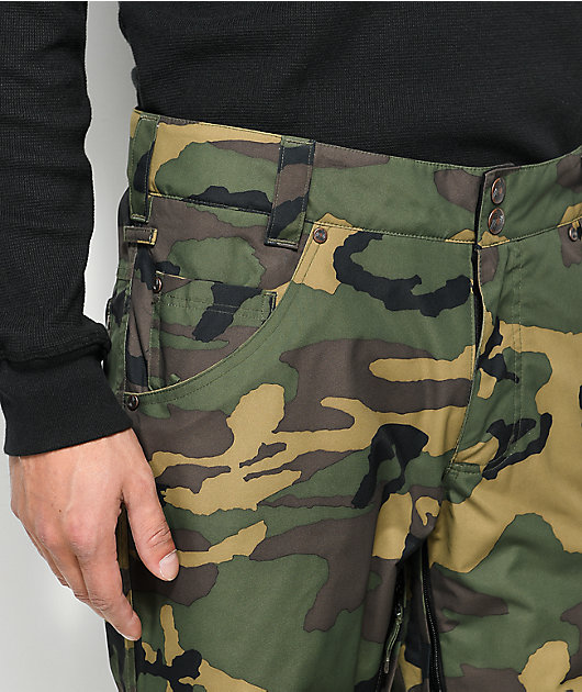 Aperture Green Line Camo 10K Snowboard Pants