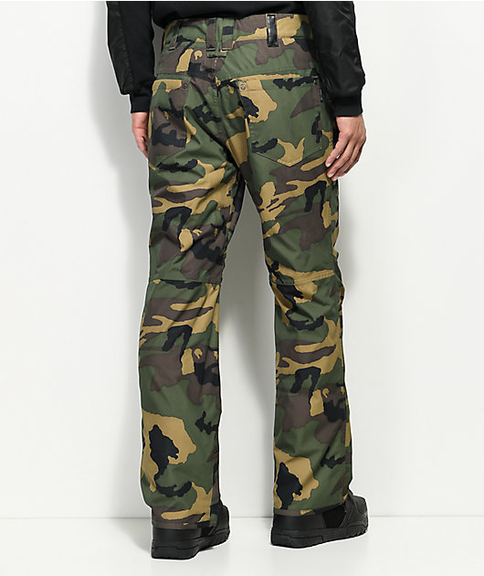 Aperture Green Line Camo 10K Snowboard Pants