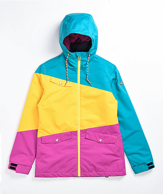 yellow snow jacket