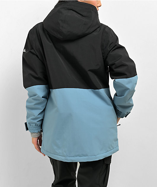 APERTURE スノーボードウェア Aperture Atlas Black & White 10K Anorak Snowboard Jacket