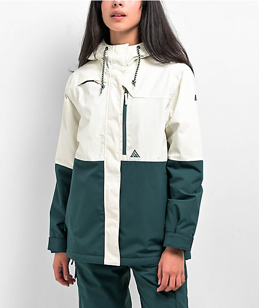 Aperture Ranger Tofu & Green 10K Snowboard Jacket | Zumiez
