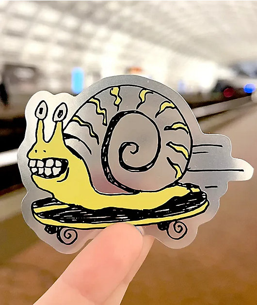 Apply Skater Snail Sticker