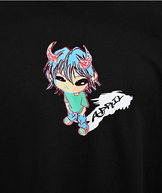 April AP Kid Black T-Shirt
