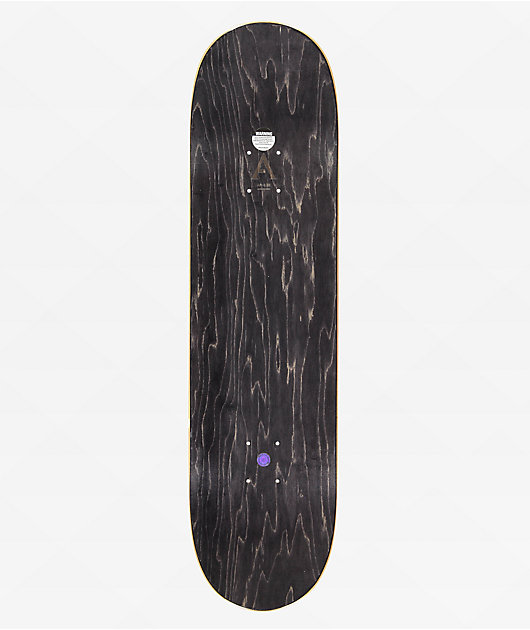 April Black OG Logo 8.25" Skateboard Deck