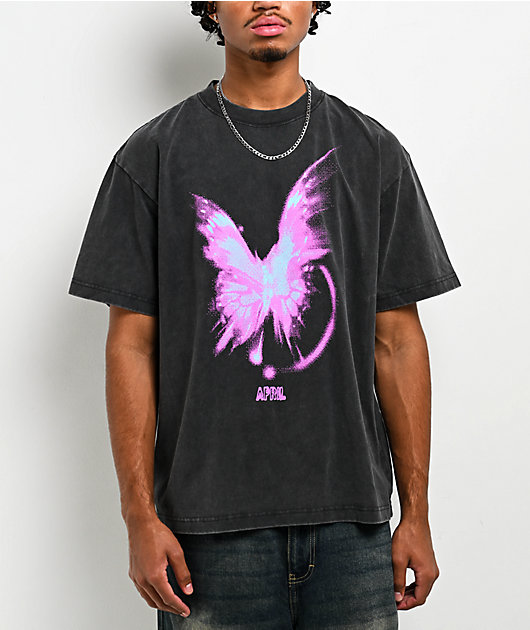 April Bright Black Wash T-Shirt