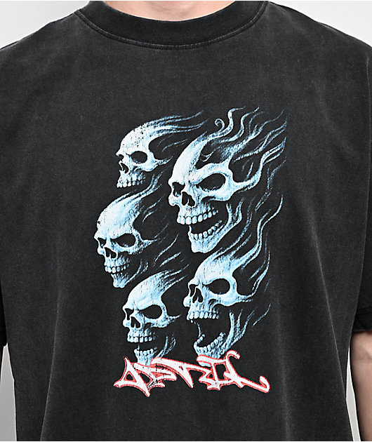 April Dead Black Wash Boxy T-Shirt