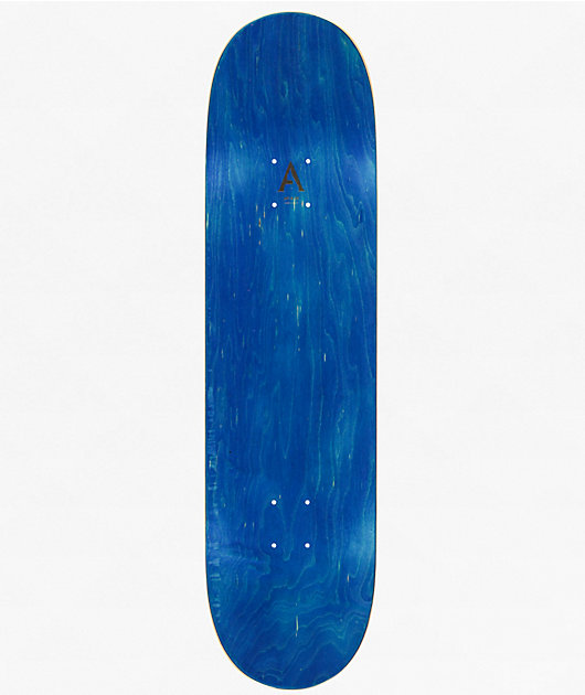 April OG Logo Blue & Black 8.38" Skateboard Deck