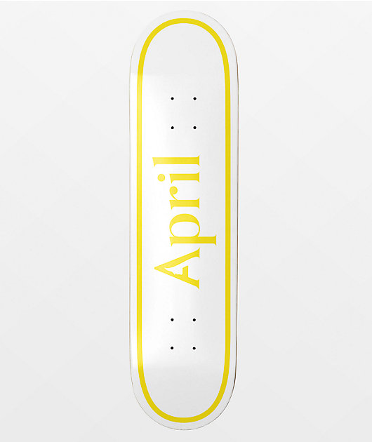 April OG Logo Twin 8.0" Skateboard Deck