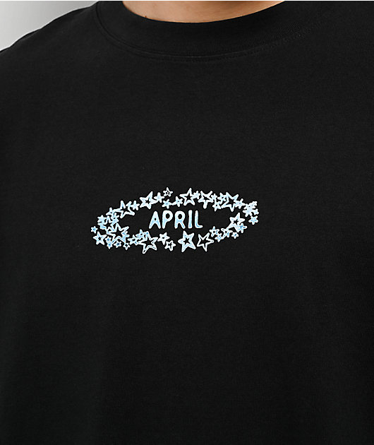 April Stars Black T-Shirt | Zumiez