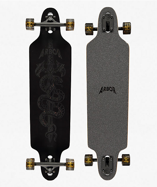 Arbor Journey Nightfall Zeppelin 36" Drop Through Longboard Complete