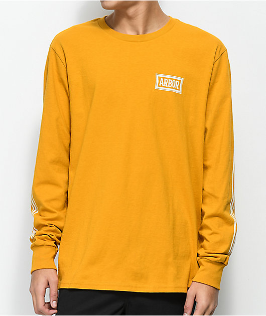 Mustard yellow long sleeve shirt Clearance