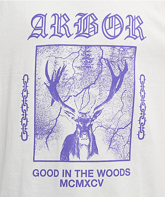 Arbor Stag White T-Shirt