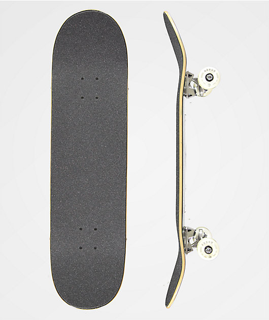 Arbor Street Logo Black 8.5" Skateboard Complete