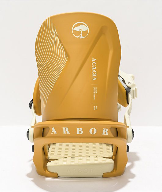 Arbor Women's Acacia Yellow Snowboard Bindings 2022