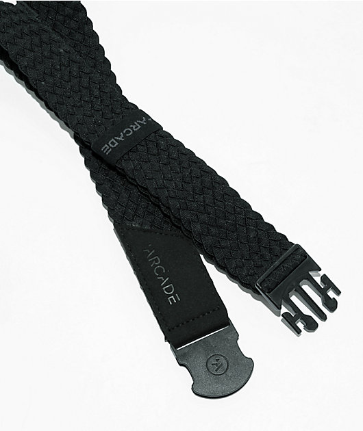 Arcade Vapor Black Web Belt