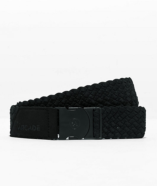 Arcade Vapor Black Web Belt