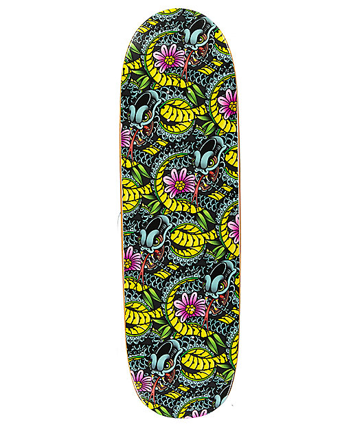 Art Project Snake Pattern 8.8" Skateboard Deck
