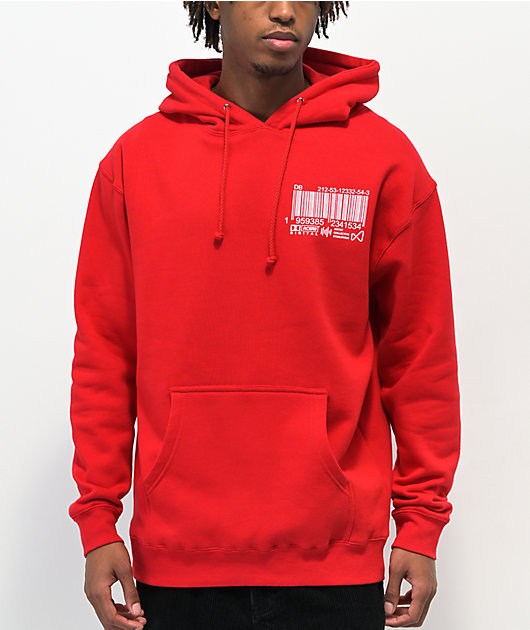 Artist Collective Anxiety Red Hoodie