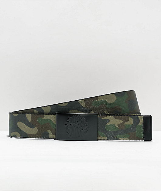 Artist Collective No Bucks Reversible Black & Camo Web Belt