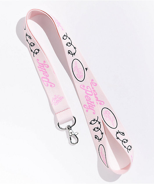 Rose Dust Wrist Lanyard – Pink & Navy Boutique