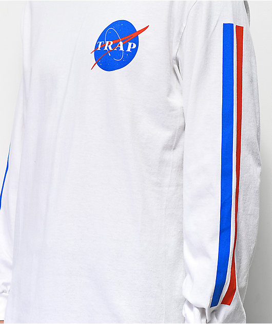 Artist Collective Space Trap White Long Sleeve TShirt