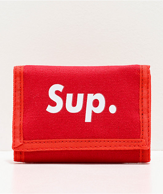 Artist Collective Sup Red Trifold Wallet