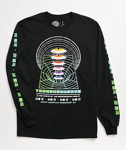 Artist Collective Transcendence Black Long Sleeve TShirt
