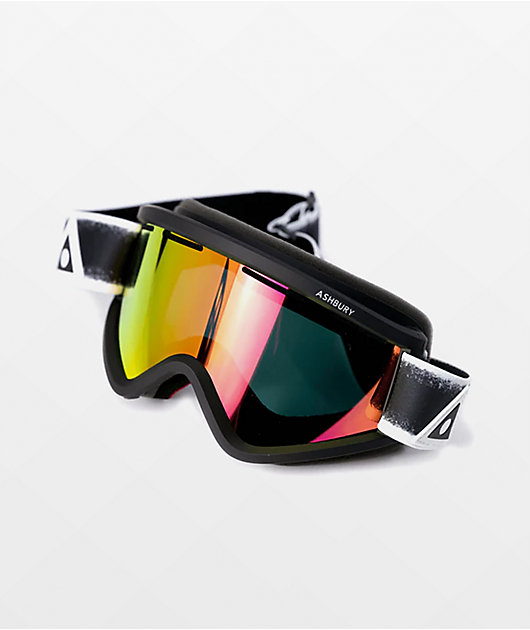 Ashbury Blackbird Mayday Black & Pink Mirror Snowboard Goggles