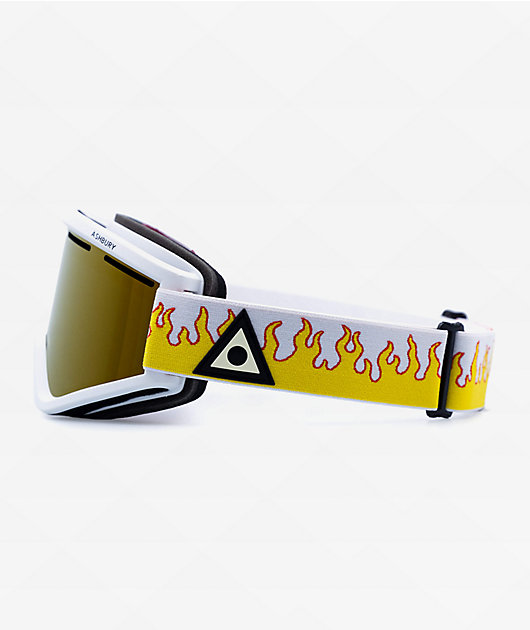 Ashbury Blackbird White Flame Snowboard Goggles | Zumiez