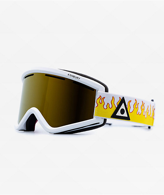 Ashbury Blackbird White Flame Snowboard Goggles | Zumiez
