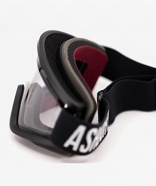 Ashbury Night Vision Low Bridge Clear Snowboard Goggles