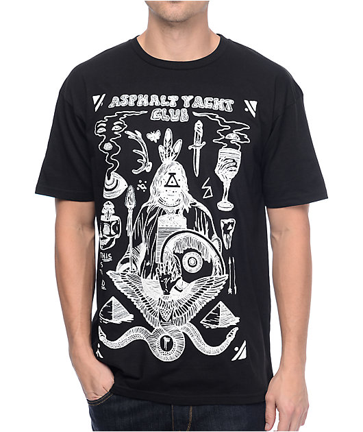 Asphalt Yacht Club Riley Flash Black T-Shirt | Zumiez