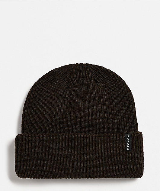 Autumn Cord Cacao Beanie