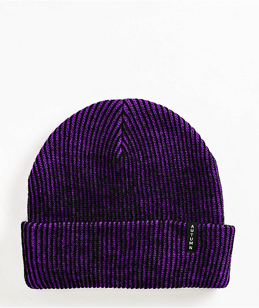 Autumn Cord Purple Beanie | Zumiez