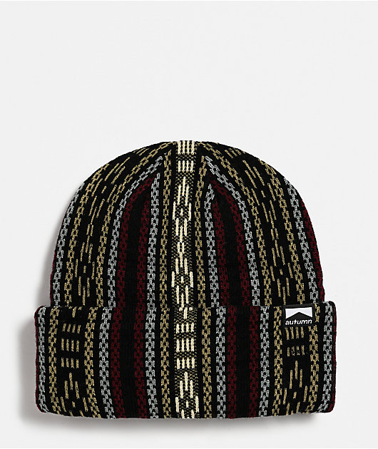Autumn Landscape Merlot Beanie | Zumiez