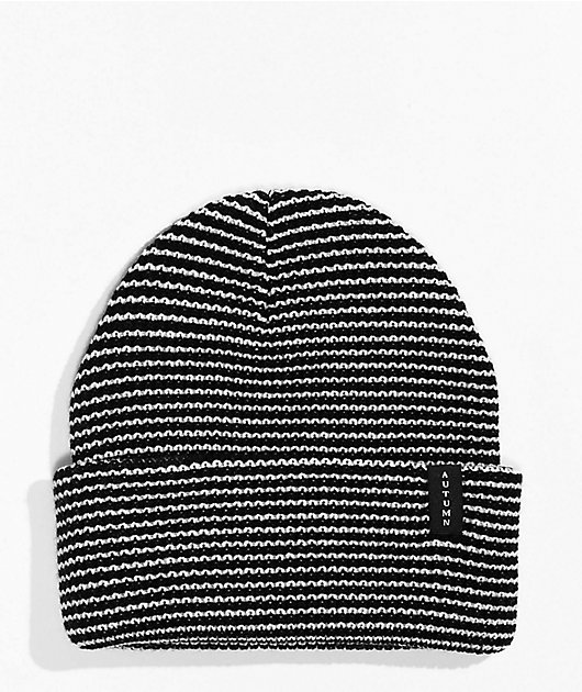 Autumn Select Black & White Stripe Beanie | Zumiez