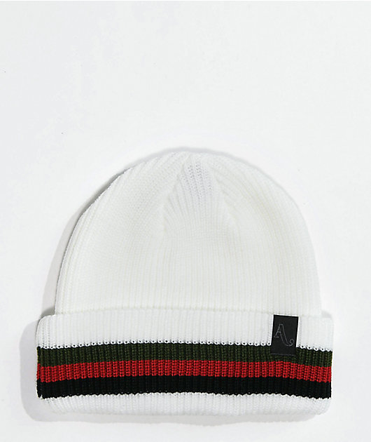 Autumn Simple Cuff gorra blanca y multicolor