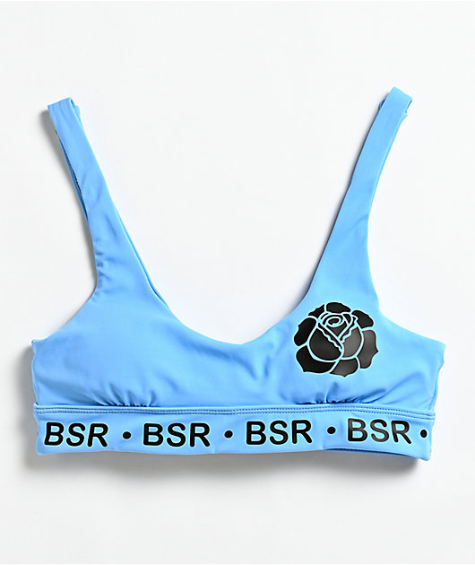 BSR Break Rules Blue Bikini Top