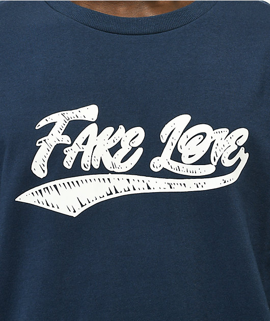 BTS Varsity Fake Love Navy T-Shirt