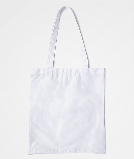 BTS Varsity Mic Drop White Tote Bag